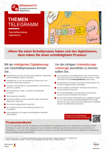 Geschäftsprozesse digitalisieren