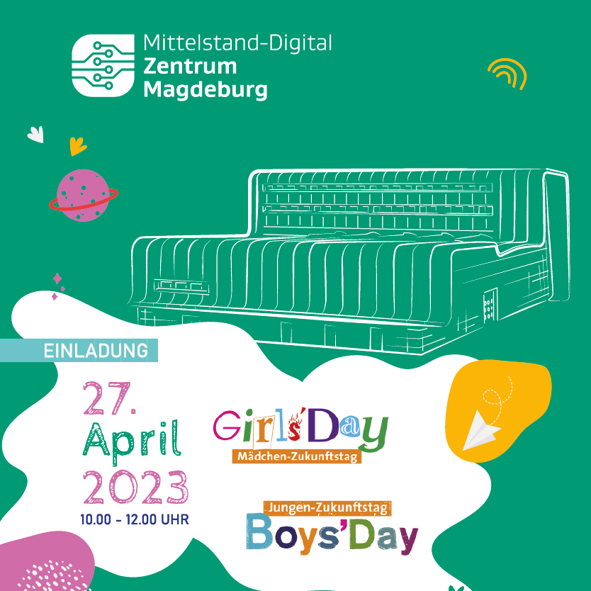 Flyer GIRLS‘ & BOYS’ DAY IN DER EXPERIMENTELLEN FABRIK