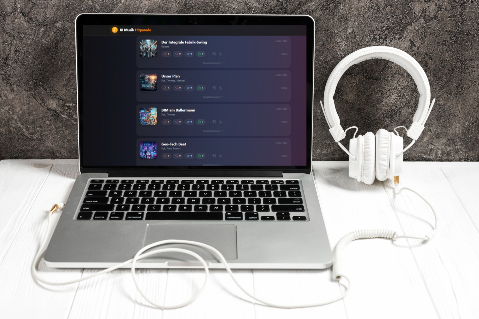 Demonstrator KI-Hitparade